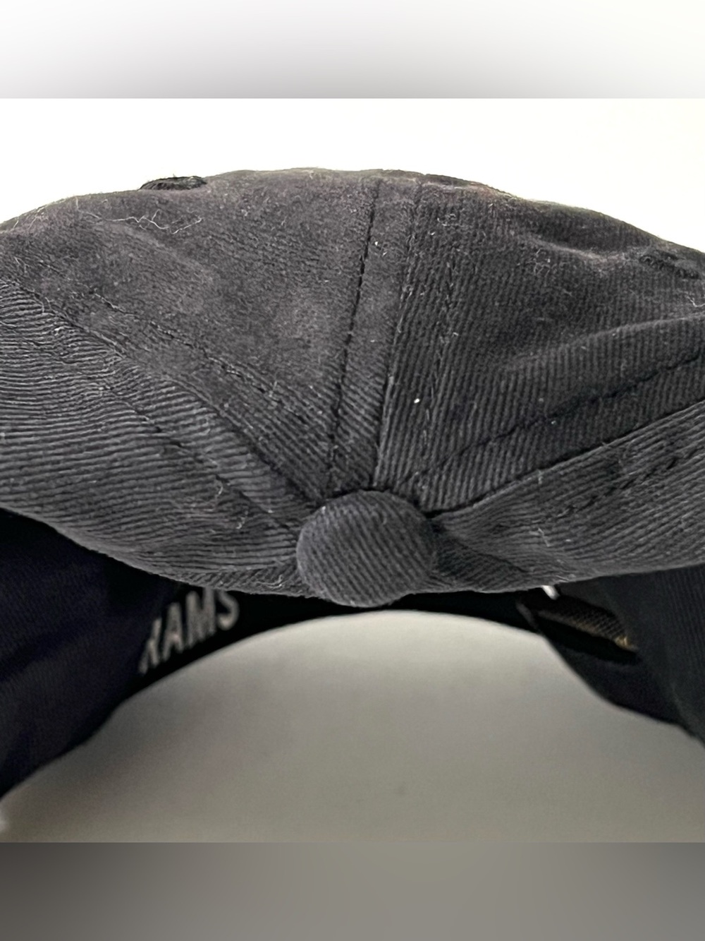 Los Angeles Rams Women's Black Cap NFL '47 Brand Hat Pink Logo - Picture 3 of 7